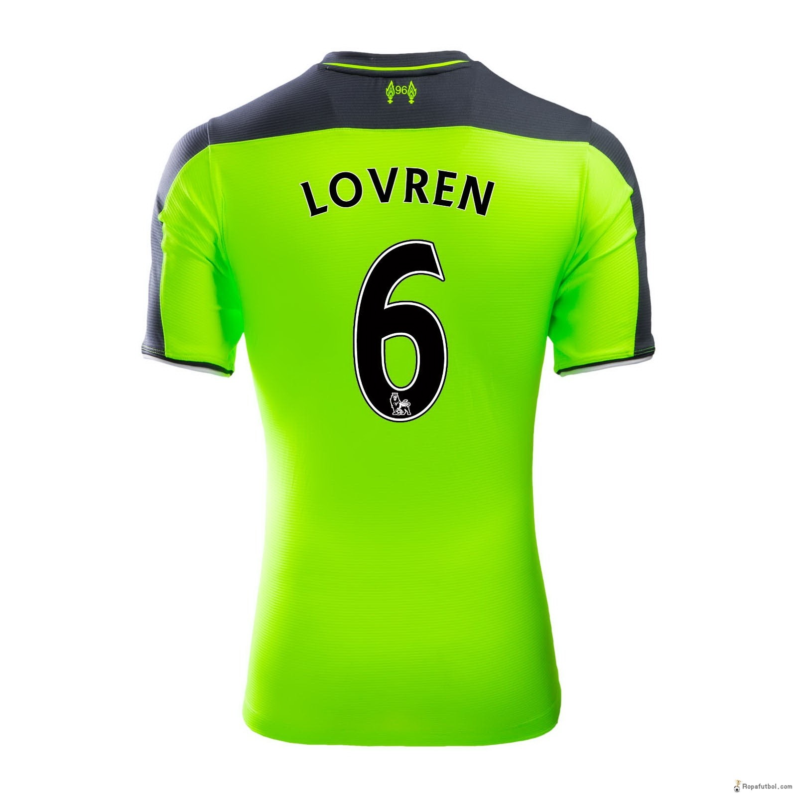 Camiseta Liverpool Replica Tercera Ropa Lovren 2016/17 Verde